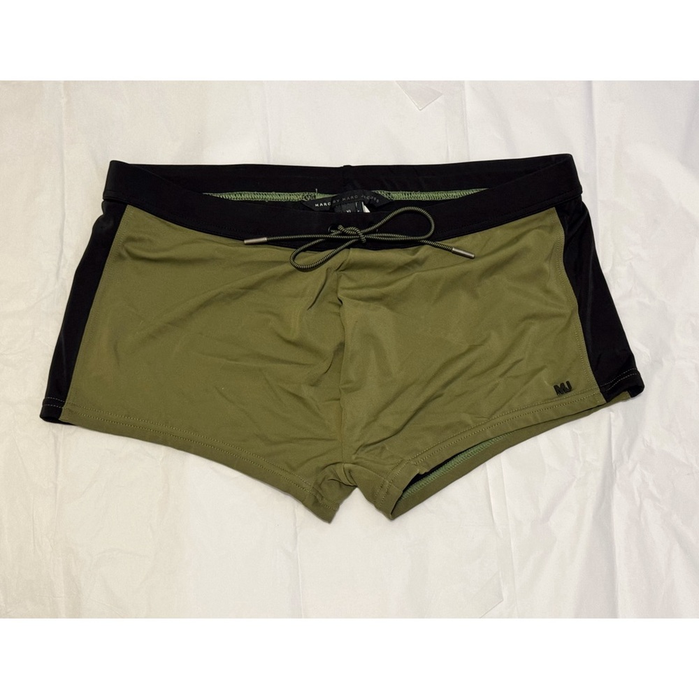Marc by Marc Jacobs Green/Black Swim Trunks